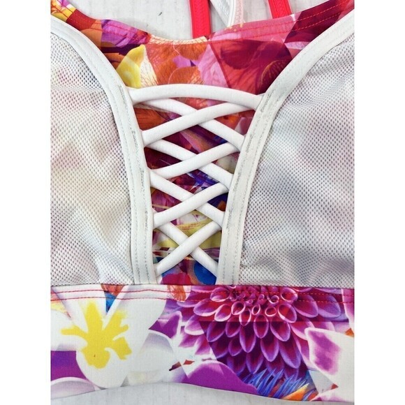 TYR WOMEN’S Athletic Workout Gym Double Strap Banded Bra Size Small Sample - Picture 3 of 4